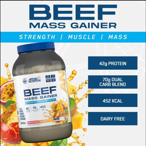 ابلاي نيوترشن بيف ماس جينر | بروتين لحم لزيادة الو...