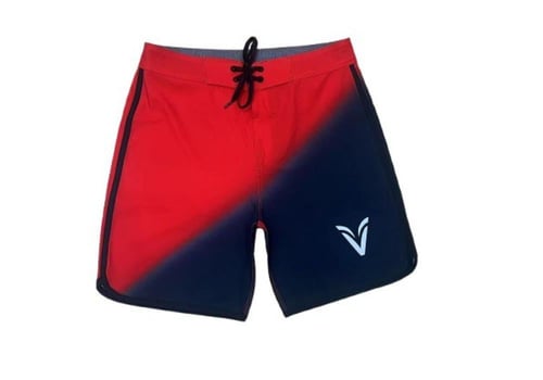 احمر مموج بالأسود RED WAVES