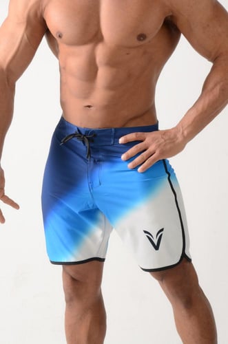 شورت فيزيك أزرق مموج BLUE WAVES