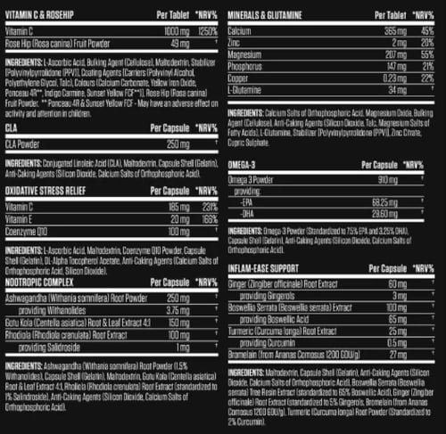 APPLIED BLACK STAK MULTIVITAMIN 30 SACHETS