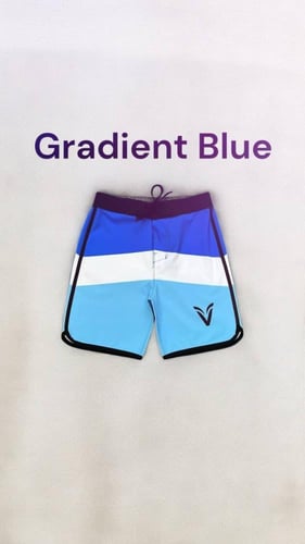 شورت فيزيك أزرق مموج GRADIENT BLUE