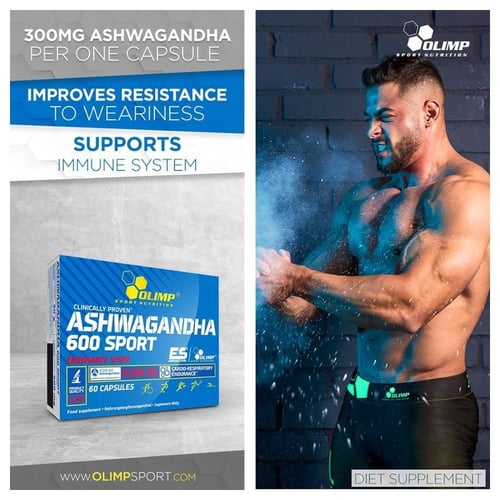 OLIMP ASHWAGANDHA اوليمب اشوغندا 60 كبسولة