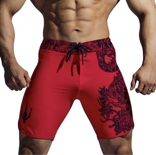 شورت فيزيك التنين القلب الاحمر والاسود V6