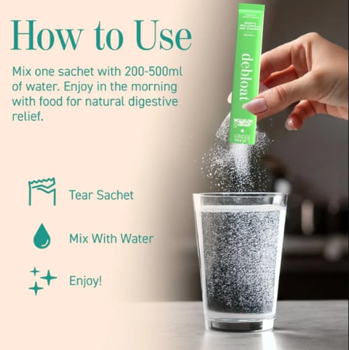 مسحوق تخفيف الانتفاخ من كولين