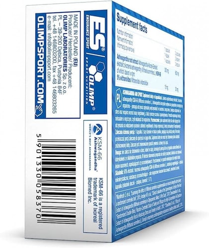 OLIMP ASHWAGANDHA اوليمب اشوغندا 60 كبسولة