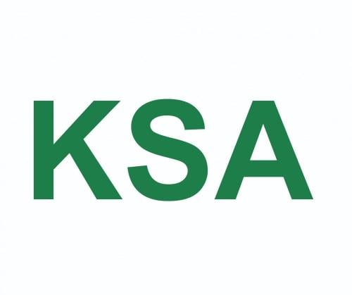 طباعة استيكر K.S.A مقاس 80*35 كبير (اختر اللون من...