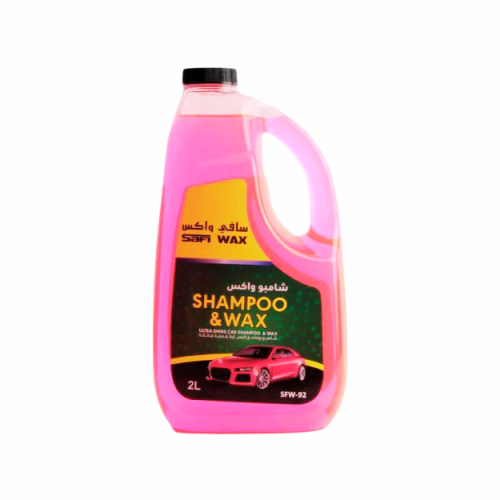 شامبو غسيل السيارات سافي واكس 2لتر لون وردي