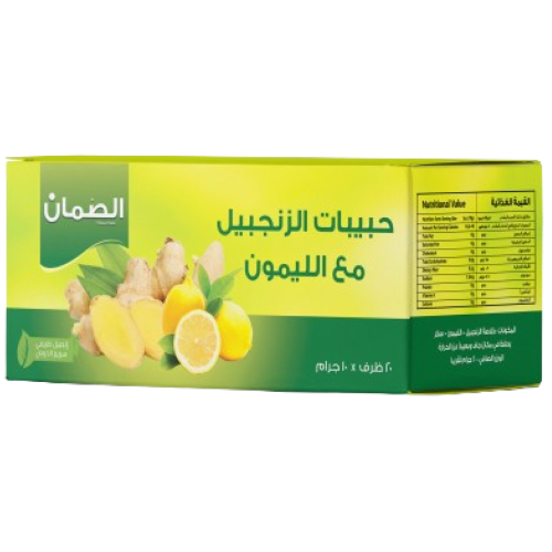 مشروب الزنجبيل مع الليمون المنعش