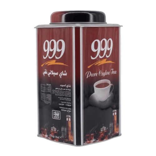 شاي ثلاث 999 تسعات علبه حديد