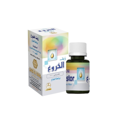 زيت الخروع الطبيعي برائحة النعناع