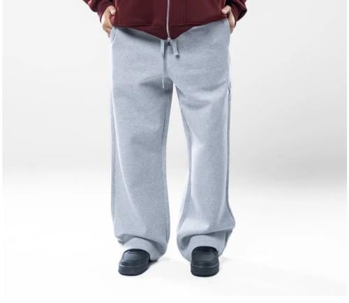 بنطلون أوفرسايز بخصر مطاطي واسع ومريح لجميع الأوقا...