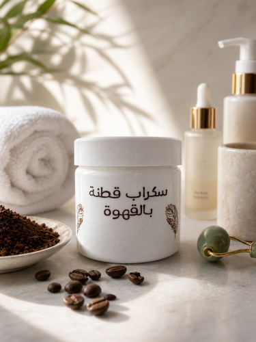 سكراب قطنه بالقهوه