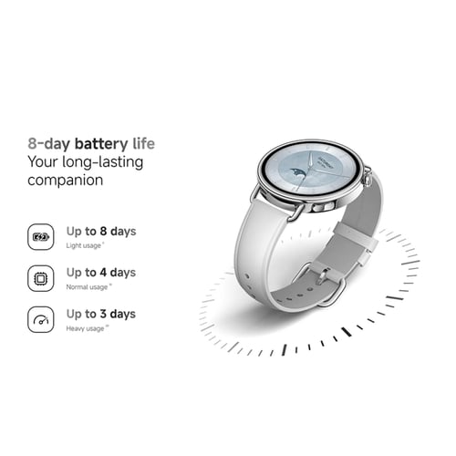 ساعة ذكية شاومي S4 شاشة بمقاس 41 وبتقنية AMOLED بل...