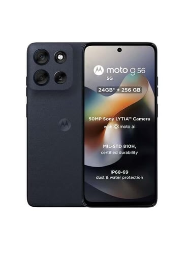 موتورولا هاتف G56 بذاكرة رام سعة 12 جيجابايت وذاكر...