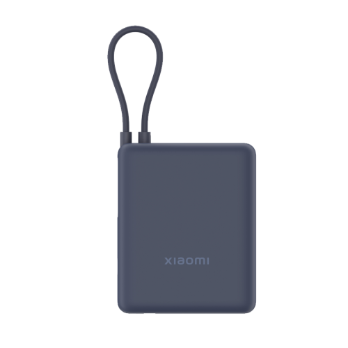 باور بنك شاومي بمنفذ USB ومنفذ USB-C وسلك مدمج USB...