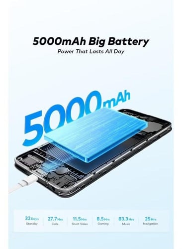 ايتل A100c ذاكرة داخلية 256 جيجابايت وذاكرة رام 3+...