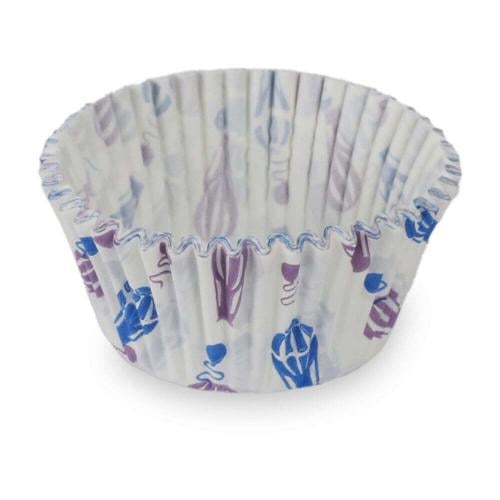 ورق كب كيك بألوان متعددة -مقاس 2.5*2*4 سم / العدد...