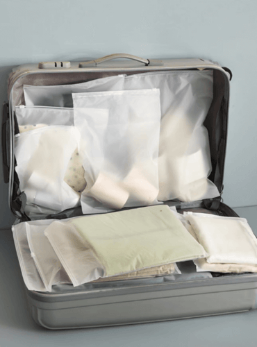 كيس بلاستيك شفاف للتخزين والشحن بسحاب -35*45سم/50...