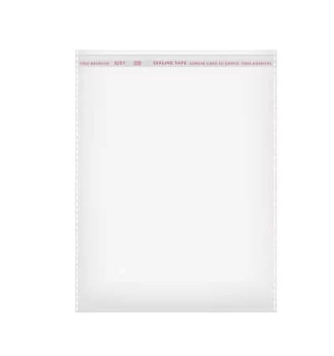 كيس بلاستيك شفاف متعدد الاستخدام اغلاق لاصق-25*35...