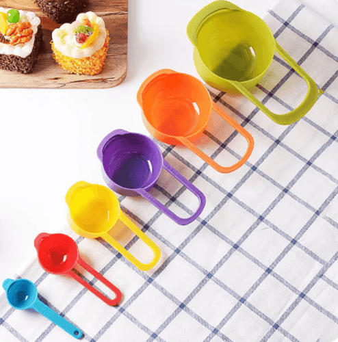 أكواب قياس الكميات بالمل / العدد 6قطع
