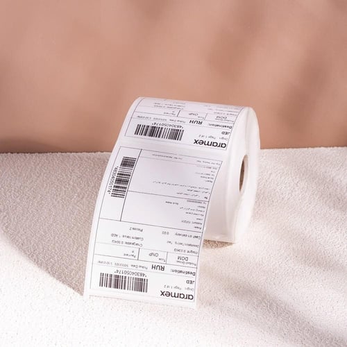 ورق بوليصيات لاصق ابيض مقاس 15*10 /عدد 500