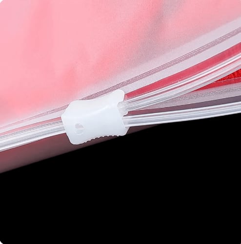 كيس بلاستيك شفاف للتخزين والشحن بسحاب -30*35 سم/50...