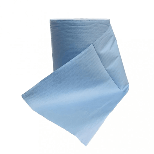 رول فوط مطبخ مايكرو فايبر ازرق كبير /العدد 400 حبة