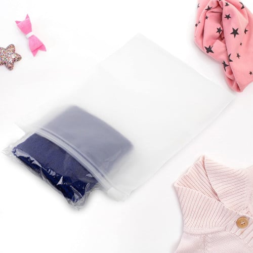 كيس بلاستيك شفاف للتخزين والشحن بسحاب -30*35 سم/50...