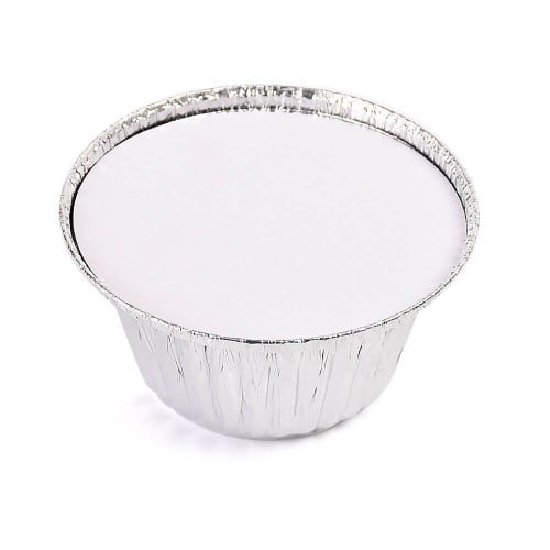 صحن ألمنيوم دائري مع الغطاء -280مل/ العدد 50 صحن