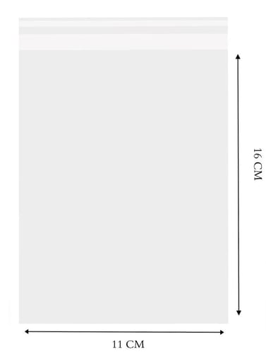 كيس بلاستيك شفاف متعدد الاستخدام اغلاق لاصق-11*16س...