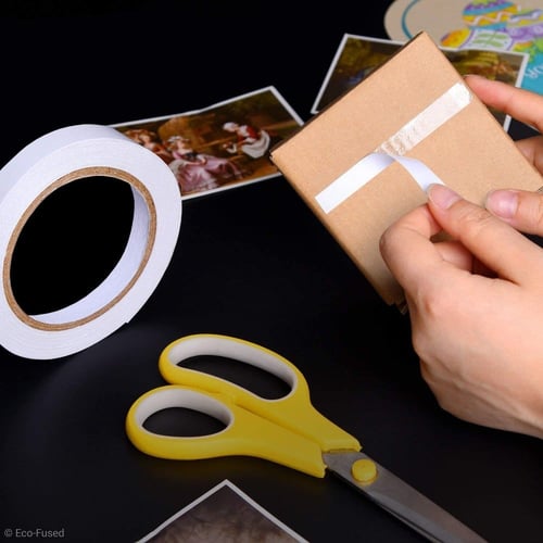 رول شطرطون رول دبل لاصق وجهين أبيض / عدد 5 حبات