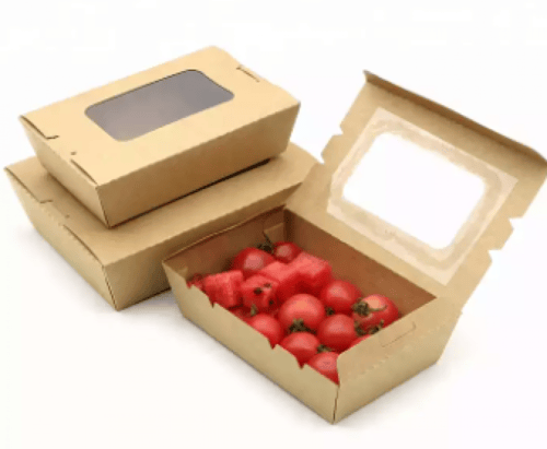 علب كرافت بغطاء شفاف -15 أنز/العدد 25 علبة