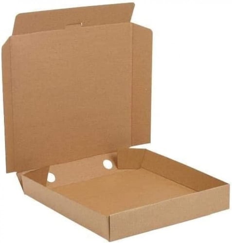 كرتون بيتزا كرافت بني حجم صغير مقاس24*24*4سم/العدد...