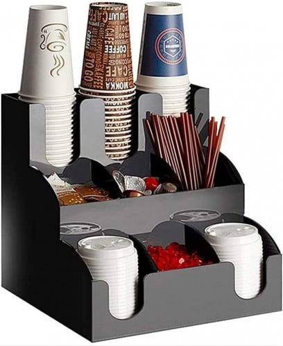 حامل ومنظم الاكواب واداوت القهوة-9 أقسام