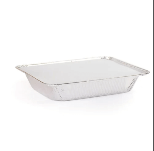 صحون ألمنيوم مستطيل مع الغطاء 25.5*19*6سم-1850مل/...