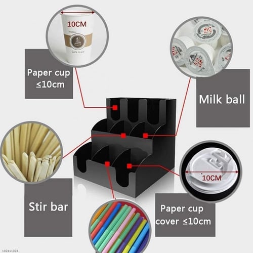 حامل ومنظم الاكواب واداوت القهوة-9 أقسام