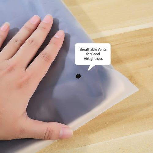 كيس بلاستيك فينيل شفاف للتخزين والشحن بسحاب -40*50...