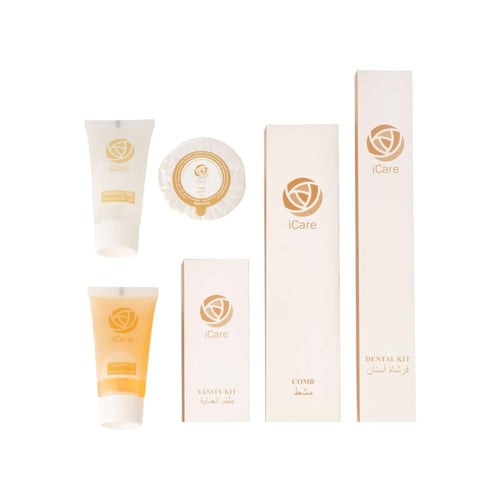 طقم عناية ( شامبو + جل استحمام + صابون + طقم فرشاة...