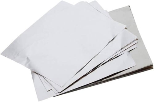 ورق تغليف شوكولاتة ألمنيوم – فضي