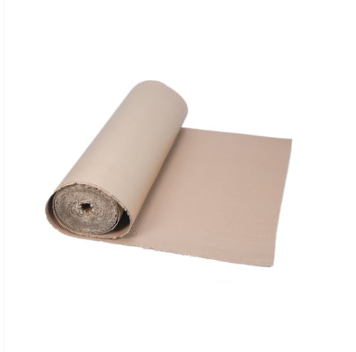 رول كرتون بني مموج للتغليف وزن 25 كيلو , عرض 2 متر