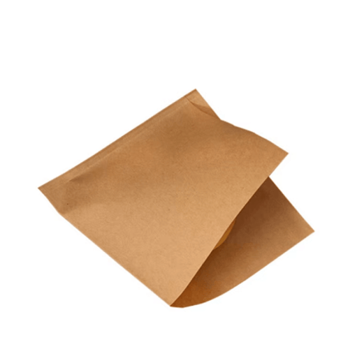 كيس ورق كرافت مزدوج الفتح للمخبوزات15*15سم/100ورق