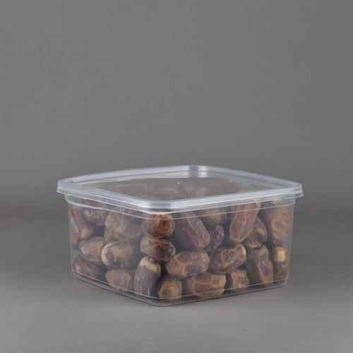 علب بلاستيك للميكروويف شفاف بغطاء شفاف -1500مل/ ال...