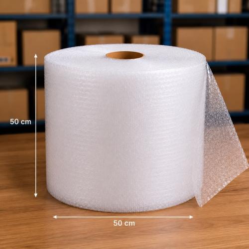 رول فقاعات بلاستيك شفاف -50سم×50متر