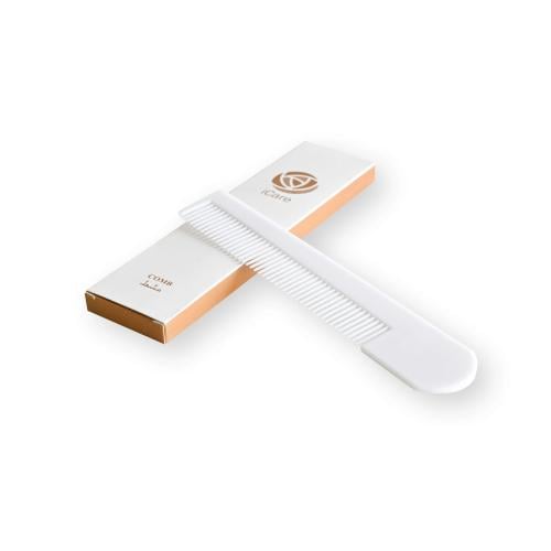 مشط فندقي أبيض مغلف / العدد 50