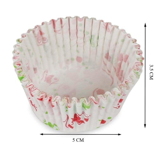 ورق كب كيك بألوان متعددة-مقاس 5*3.5*7سم/العدد 1000...
