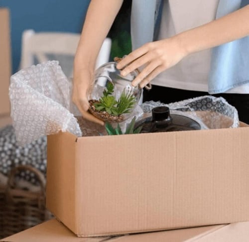 رول فقاعات بلاستيك شفاف -50سم×50متر