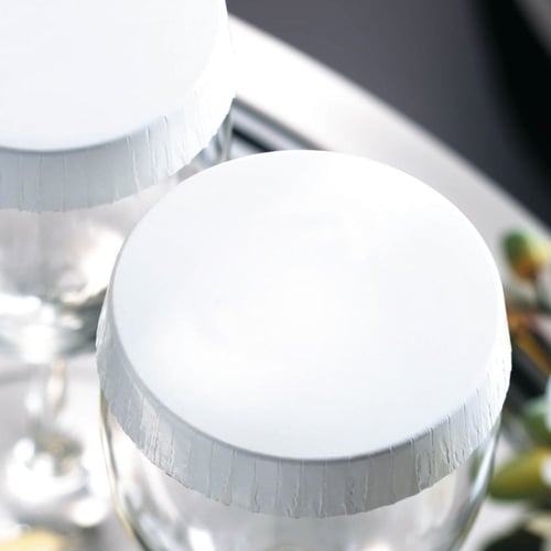 اغطية للأكواب الورقية والزجاجية مقاس 6.5سم /العدد...