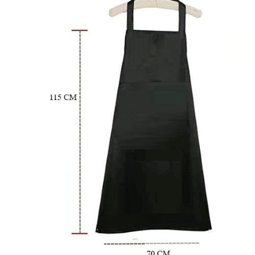 مريلة بلاستيك أسود متعددة الاستخدام - 115*70سم/الع...