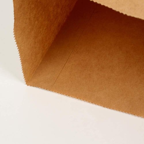 أكياس ورقية كرافت بقاعدة مسطحة -32*18*11سم/50كيس