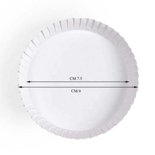 اغطية للأكواب الورقية والزجاجية مقاس 7.5 سم /العدد...
